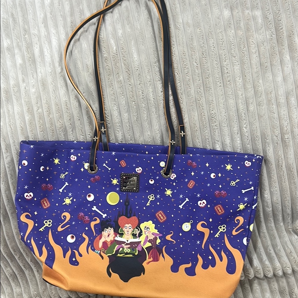 Dooney & Bourke Hocus Pocus Tote Bag - Blue and Orange